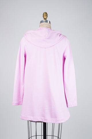 Veste nouée en molleton lilas (XS à XXL)