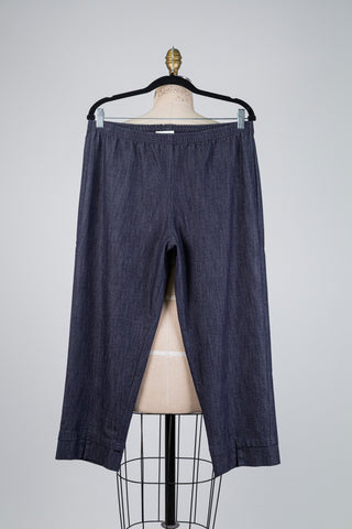Cigarette leg denim trousers (10+)