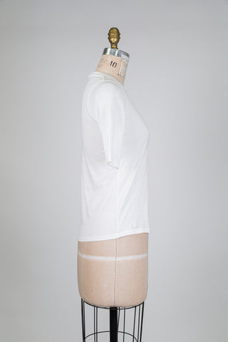 T-shirt blanc classique (4)