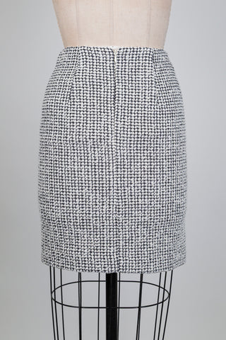 Jupe en tweed noir et blanc (4+6)