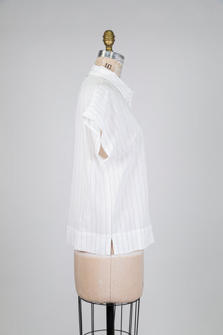 White top with black stripes (size 6)