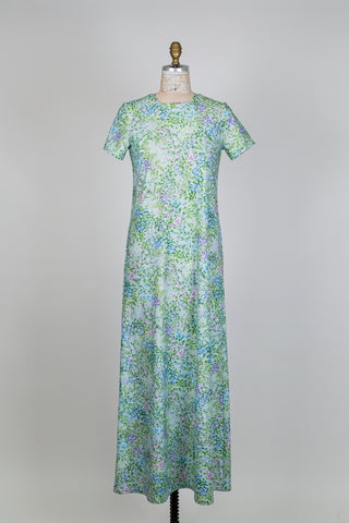Delicate Floral Maxi Dress (S)