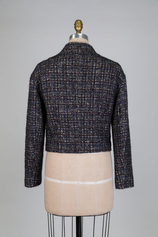 Veste en tweed à poches obliques (4)