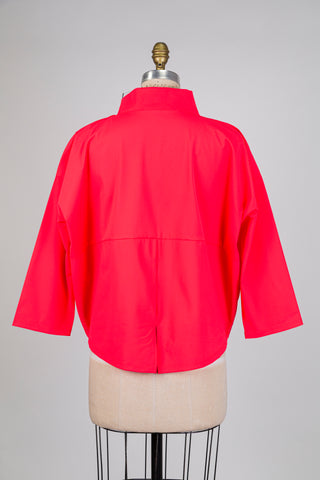 Veste sport-chic rose pop (S)