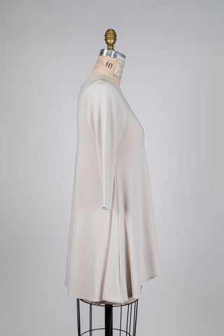 Sand beige trapeze tunic (S)