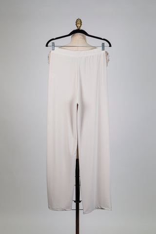 Sand beige flowy trousers (S)