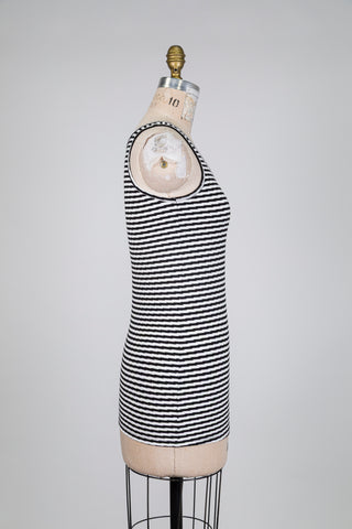 Black and white zig-zag camisole (S)
