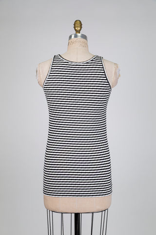 Black and white zig-zag camisole (S)
