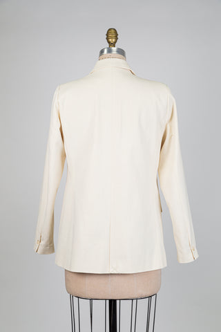 Textured cream blazer (6)