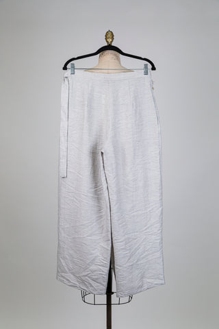 Grey wrap trousers (S)