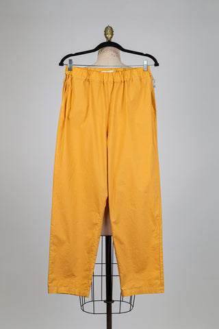 Gold cotton trousers (M)