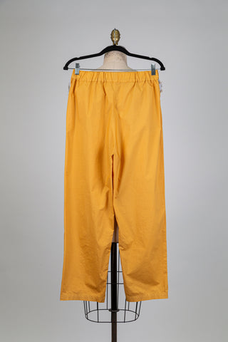 Gold cotton trousers (M)