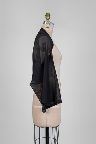 Bolécharpe filet noir (SUR COMMANDE)