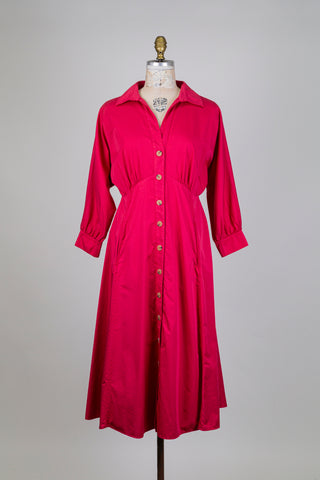 Robe rose taille haute (8) *imp*