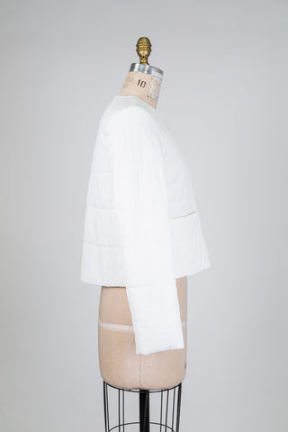 Veste blanche légèrement matelassée (6)
