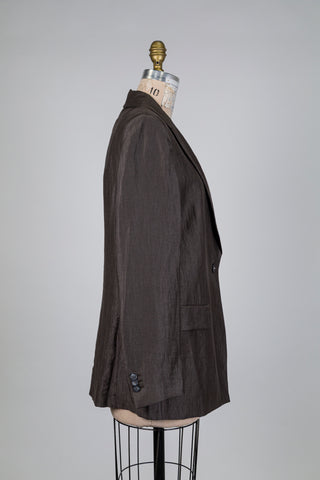 Blazer brun texturé (10)