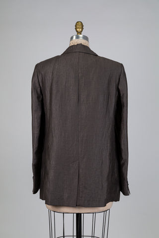 Blazer brun texturé (10)