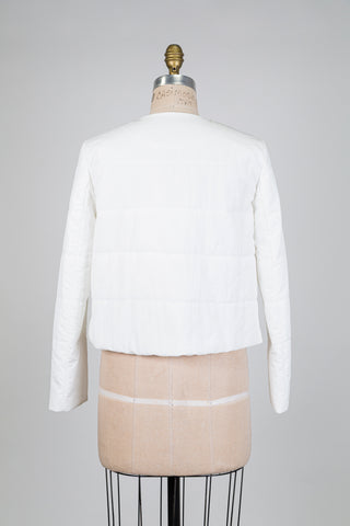 Veste blanche légèrement matelassée (6)