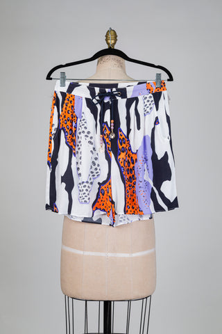 Orange and purple leopard shorts (6)
