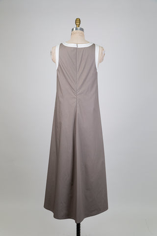 Robe colorblock neutre (6)