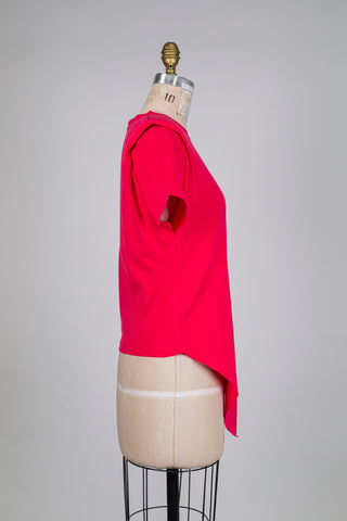 Pink T-shirt with shoulder pads (2+6)