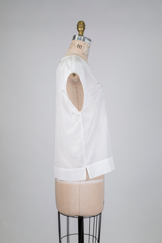 White top with delicate transparent beads (6)