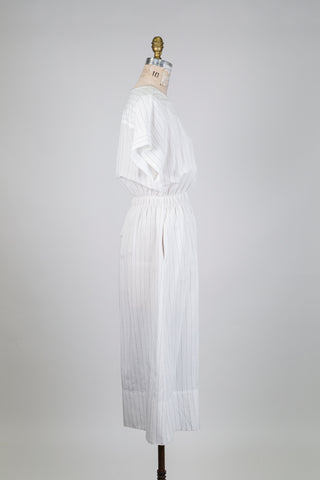 Robe blanche à rayures noires (6)