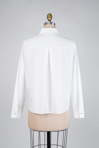 White blouse with gold buttons (8)