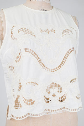 Embroidered ivory tank top (10)