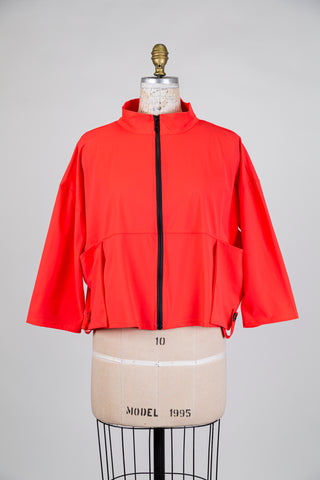 Pop orange smart casual jacket (S)