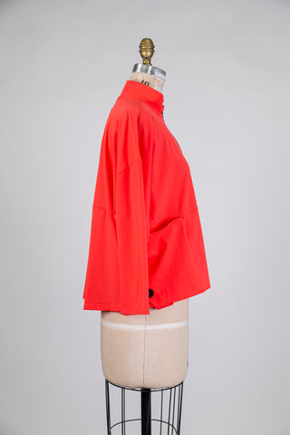 Pop orange smart casual jacket (S)