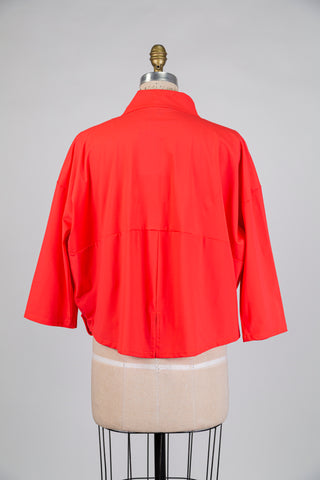 Pop orange smart casual jacket (S)