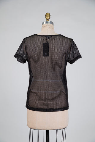 Black mesh t-shirt (S)