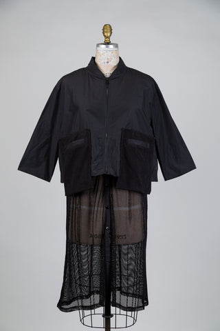 Black layered jacket (S)