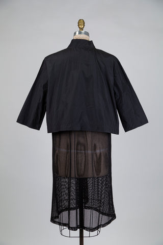 Black layered jacket (S)