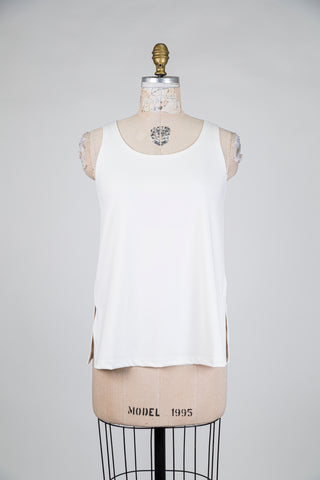 Camisole blanc crème extensible (S) *imp*