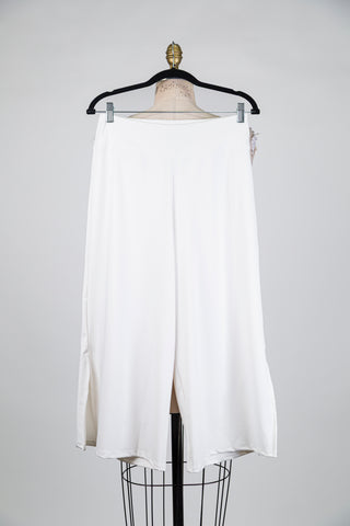 White palazzo trousers (S)