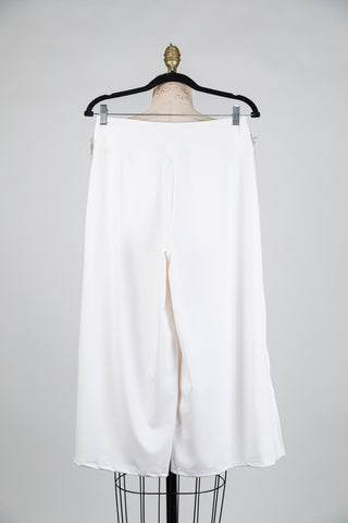 White palazzo trousers (S)