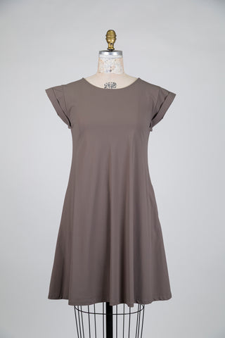 Robe sport chic taupe  (S)
