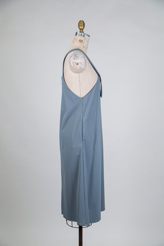 Robe salopette vert de gris (XS)