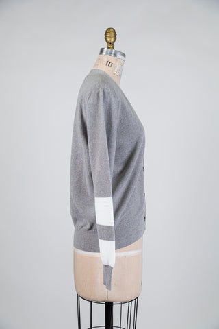 Cardigan gris style campus (TU)