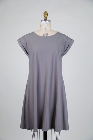 Robe sport chic gris lumière (XL)