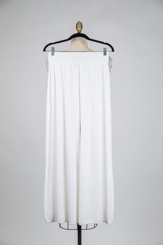 Wide leg white pants (S)
