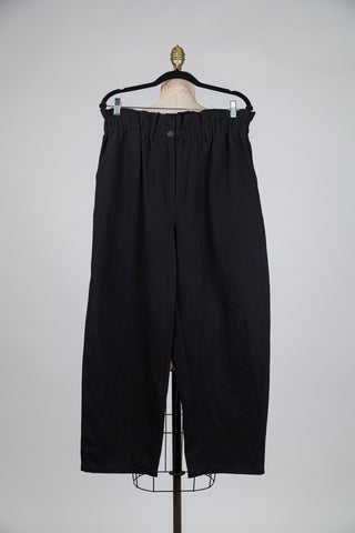 Pantalon en coton noir (XL)