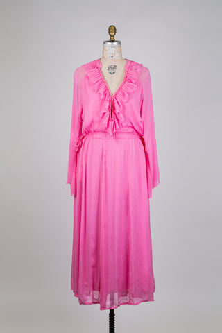 Intense pink romantic dress (6)