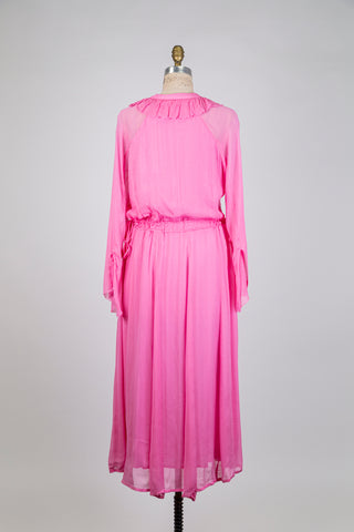 Intense pink romantic dress (6)