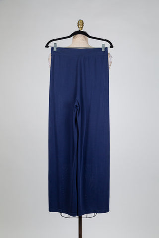 Navy Fluid Trousers (S)