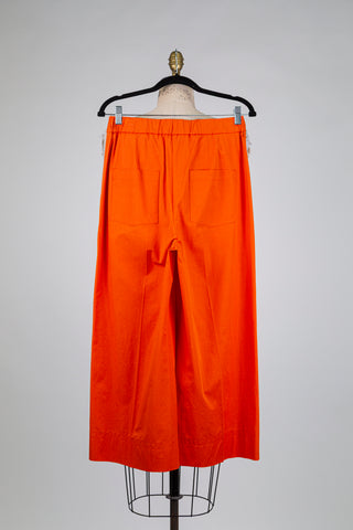 Pantalon éclat d'orange à pinces (4+6)