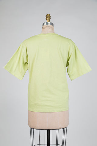 Sage green organic cotton T-shirt (S)