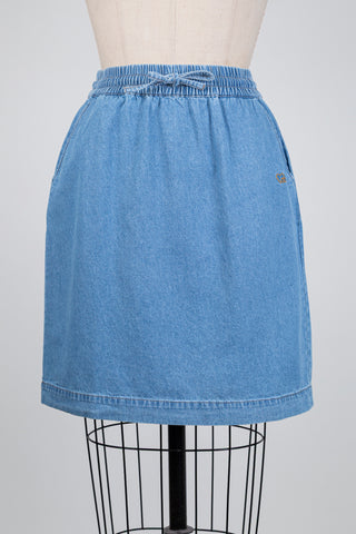 Jupe en denim bleu clair (6)